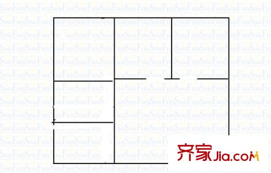 精工家園住宅小區(qū) 3室 戶型圖