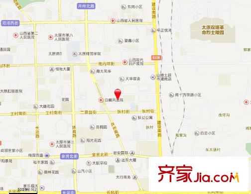 精工家園住宅小區(qū)交通圖太原  
