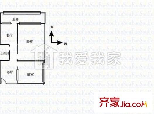 公交下元宿舍 0室 戶型圖