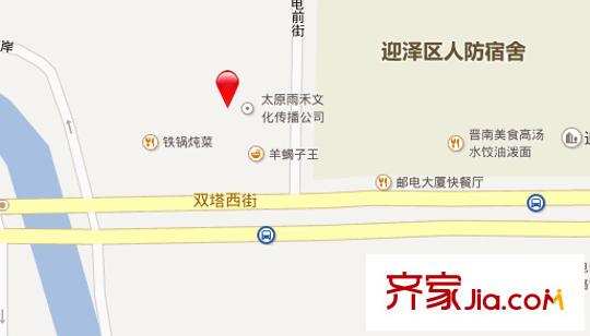 五中宿舍交通圖太原  