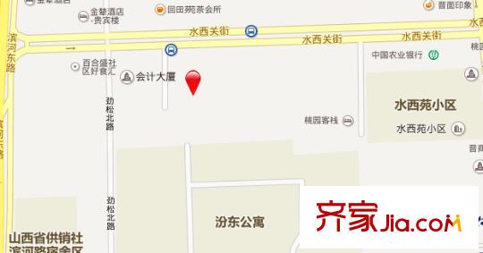 桃南西里街鍋監(jiān)所交通圖太原  