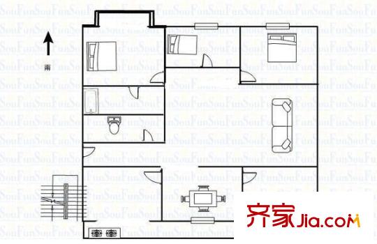 清新雅苑 4室 戶(hù)型圖