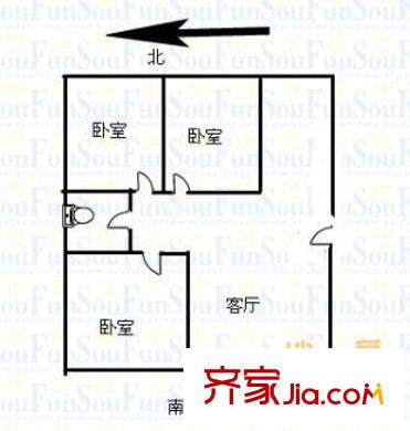 清新雅苑 3室 戶型圖