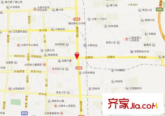 小東門發(fā)改委宿舍交通圖太原  