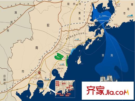 港城華府交通圖