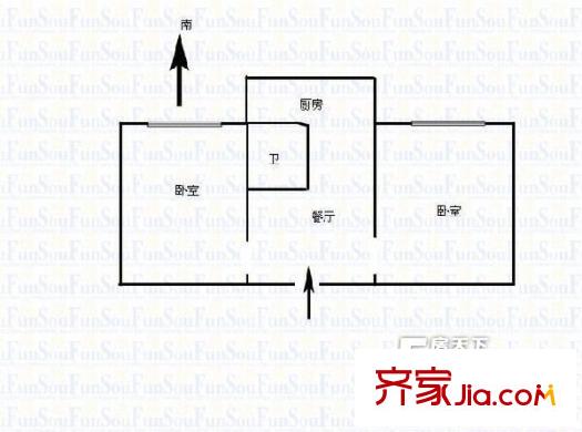 太原 桃園北路市政府宿舍 戶型圖