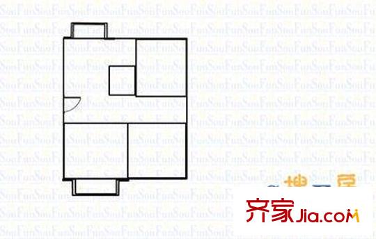 省委黨校塢城家屬小區(qū) 3室 戶型圖