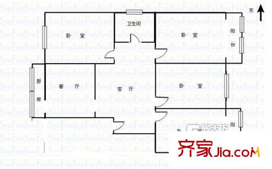 太原 麗華甲第苑 戶型圖