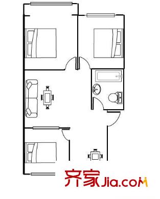 太原 麗華甲第苑 戶型圖