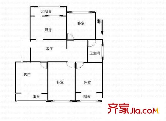 太原 麗華甲第苑 戶型圖