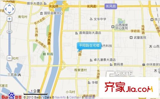 平陽路住宅樓交通圖太原  