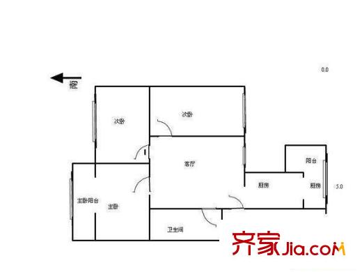 太原 平陽路住宅樓 戶型圖