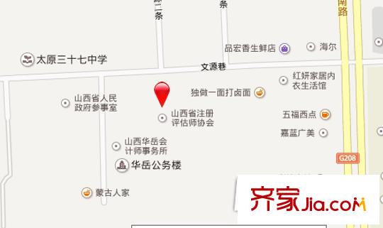 省機(jī)關(guān)事務(wù)局宿舍交通圖太原  