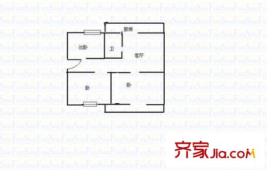 省機(jī)關(guān)事務(wù)局宿舍 0室 戶型圖