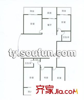 太原 貴通潤(rùn)園 戶型圖