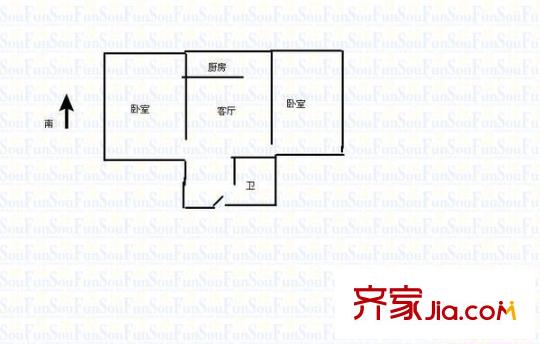 太原 義井聯(lián)通宿舍 戶型圖