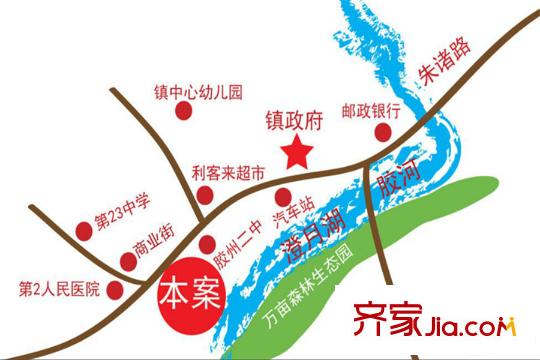 香溪賢庭交通圖