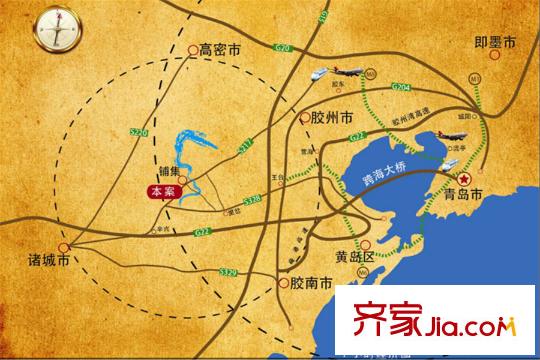 香溪賢庭交通圖