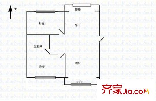 太原 東風佳苑 戶型圖