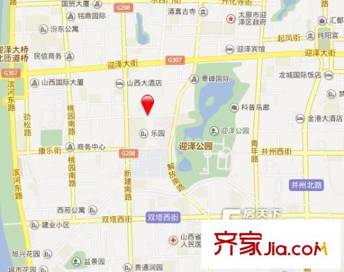 省圖小區(qū)交通圖太原  