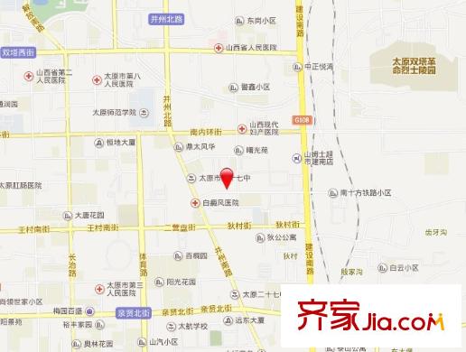 司法廳宿舍交通圖太原  
