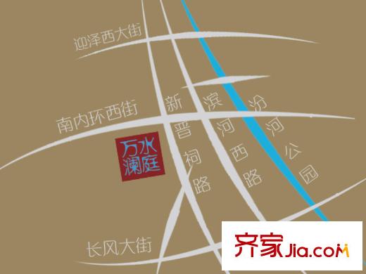 萬水瀾庭交通圖