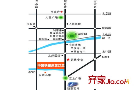 中國(guó)鐵建岸芷汀蘭交通圖