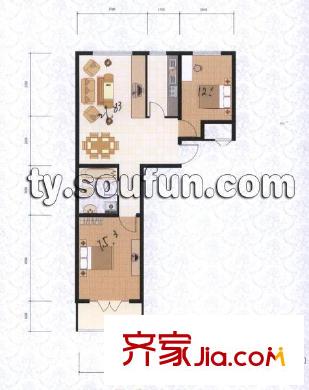 太原 酈苑國(guó)際花園二期 戶型圖