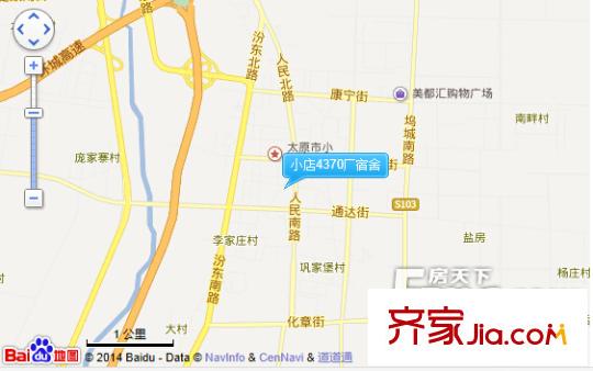 小店4370廠宿舍交通圖太原  