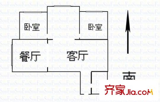梅園百盛 3室 戶型圖