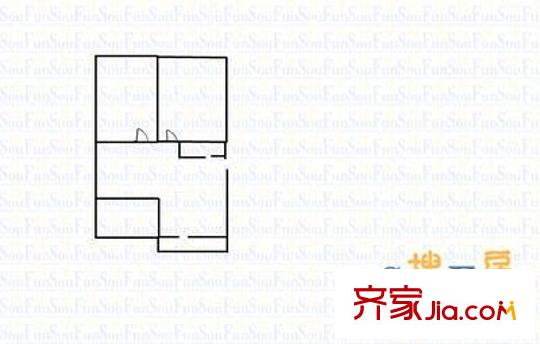 龍翔苑 2室 戶型圖