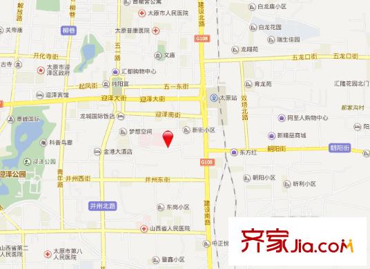 書苑小區(qū)交通圖太原  