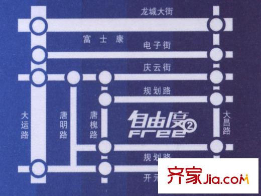 自由度交通圖