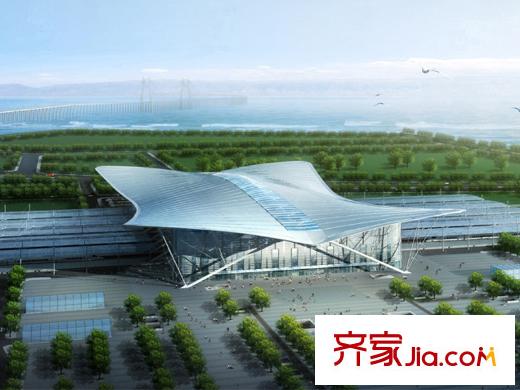 環(huán)灣城市廣場(chǎng)周邊配套之鐵路北客站