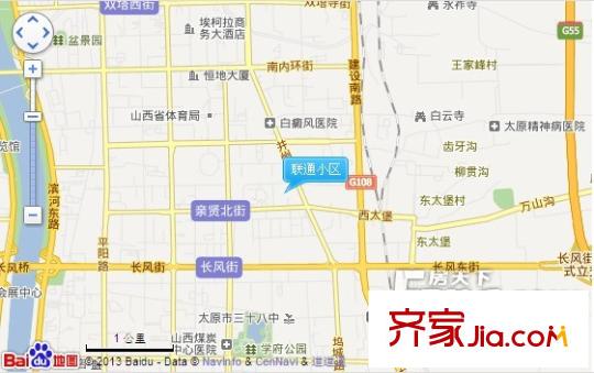 聯(lián)通小區(qū)交通圖太原  