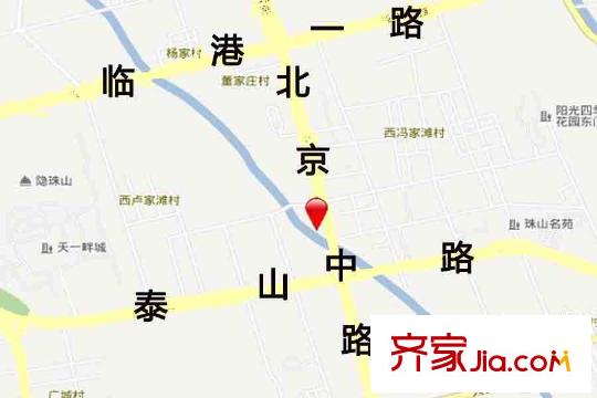 銀盛泰星河城交通圖