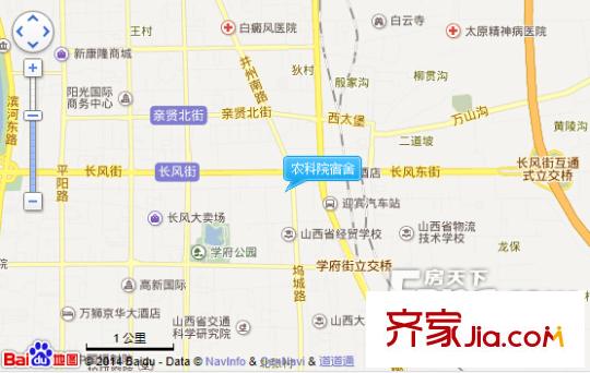 農(nóng)科院宿舍交通圖太原  