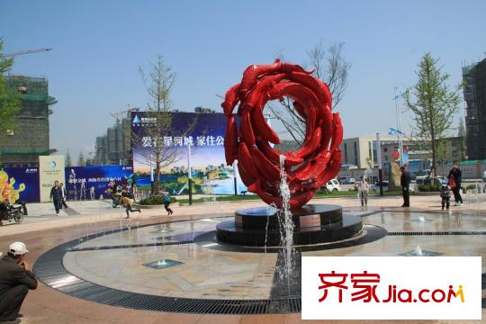 銀盛泰星河城周邊配套之濱河公園（2012-04-30）