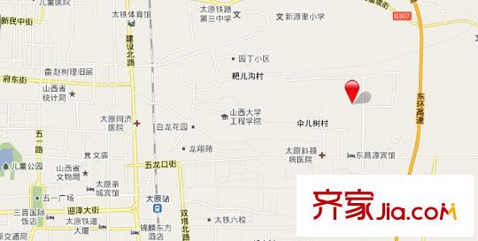 五龍灣山水庭院交通圖