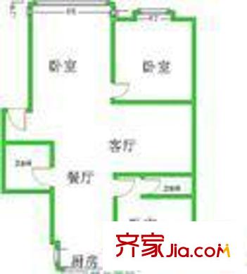 龍灣國際 3室 戶型圖