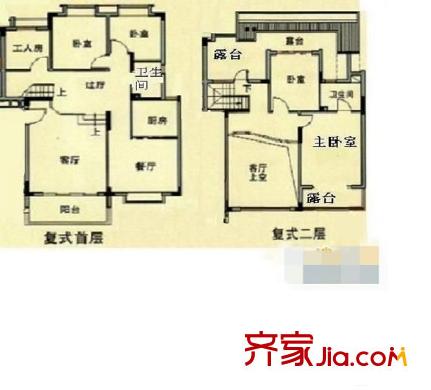 匯隆花園 3室 戶型圖