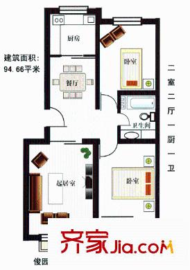 太原 匯隆花園  戶型圖