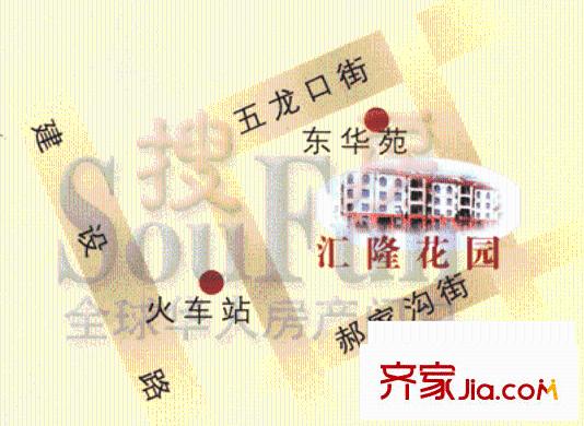 匯隆花園交通圖