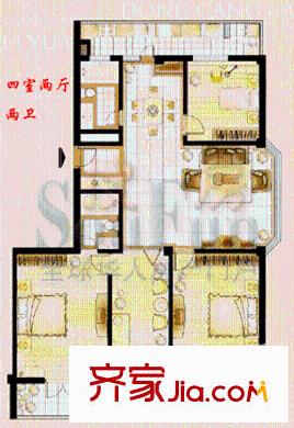 太原 東港嘉園 戶型圖