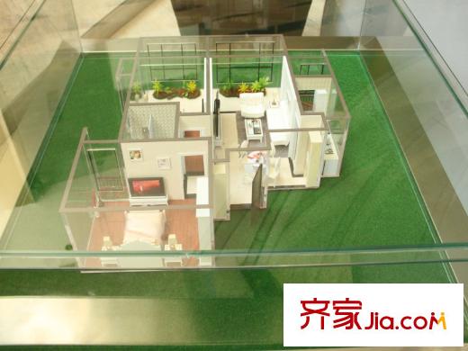 綠島印象?欣苑2號樓B戶型圖 2室2廳1衛(wèi)1廚
