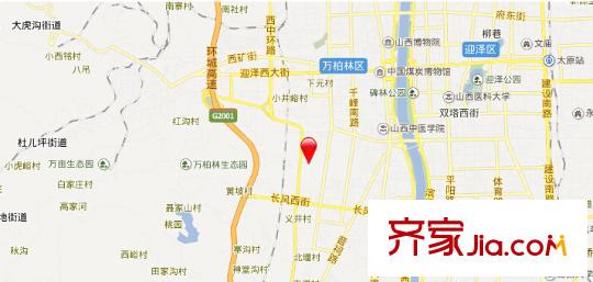 香悅瀾溪交通圖太原  