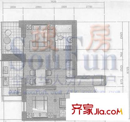 金圣甲第B座C戶型