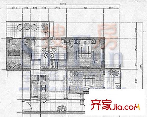 金圣甲第B座B戶型