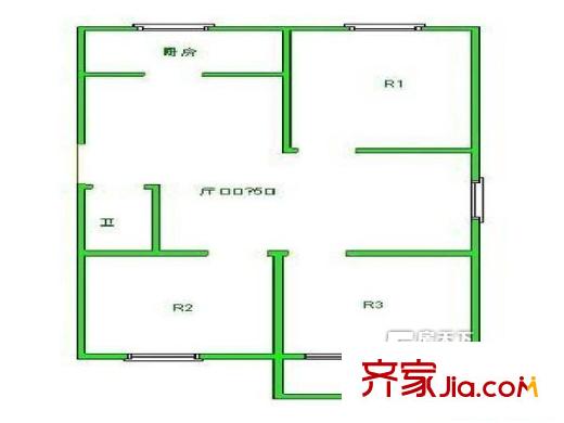 太原 小店十二局宿舍 戶型圖
