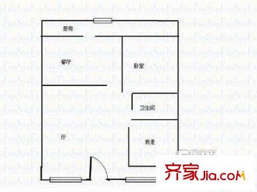 太原 小店十二局宿舍 戶型圖